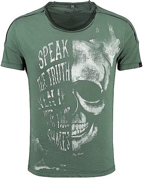 Key Largo T-Shirt T-Shirt Speaker Skull Totenkopf Print Motiv vintage Look günstig online kaufen