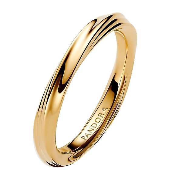 Pandora Fingerring Gedreht Goldfarben günstig online kaufen