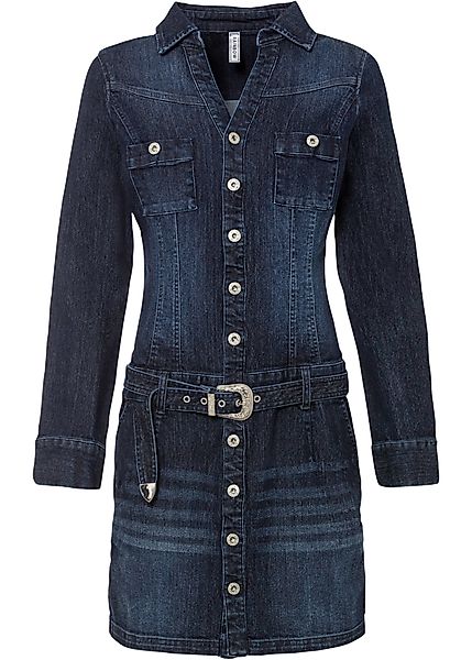 Jeans Kleid mit Gürtel günstig online kaufen