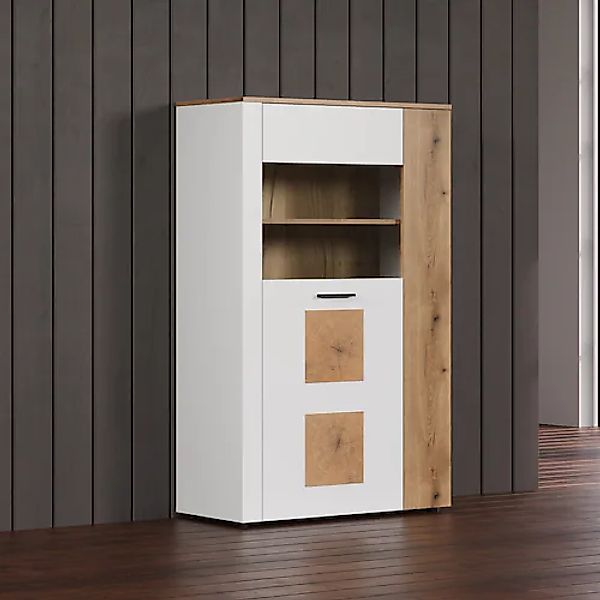 INOSIGN Standvitrine "Linz", (1 St.), Stauraumvitrine mit eleganten Hirnhol günstig online kaufen