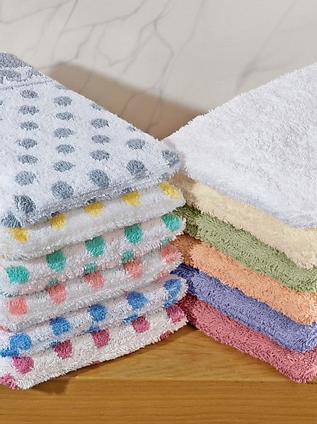 Witt Handtuch Waschhandschuhe, Walkfrottier (6-St) günstig online kaufen