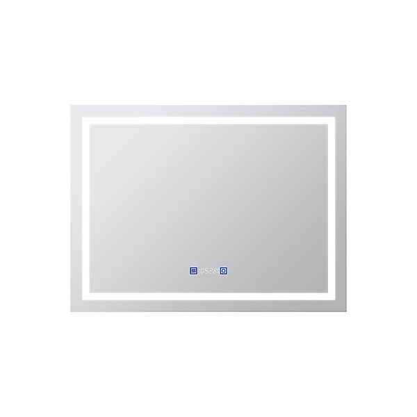 Finmrys Badspiegel Badezimmerspiegel mit LED-Beleuchtung und günstig online kaufen