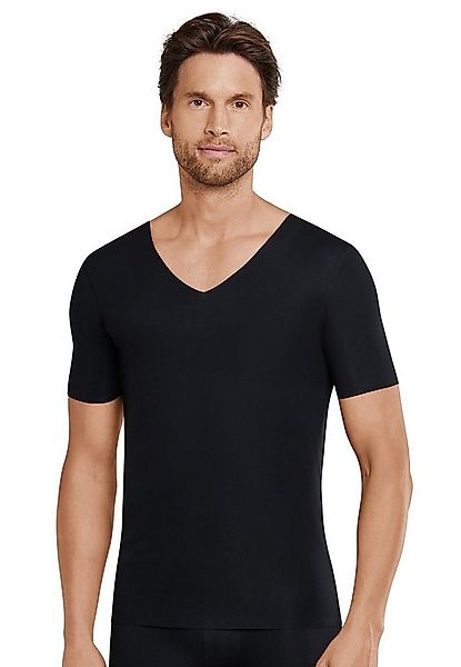 Schiesser T-Shirt Seamless V-Ausschnitt Laser Cut Kurzarm (Interlock, nahtl günstig online kaufen