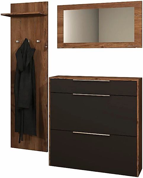 borchardt Möbel Garderoben-Set "Oliva" 3 Stk. tlg. günstig online kaufen