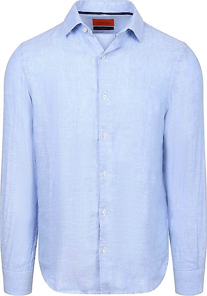 Suitable Leinenhemd Mittelblau - Größe 39 günstig online kaufen