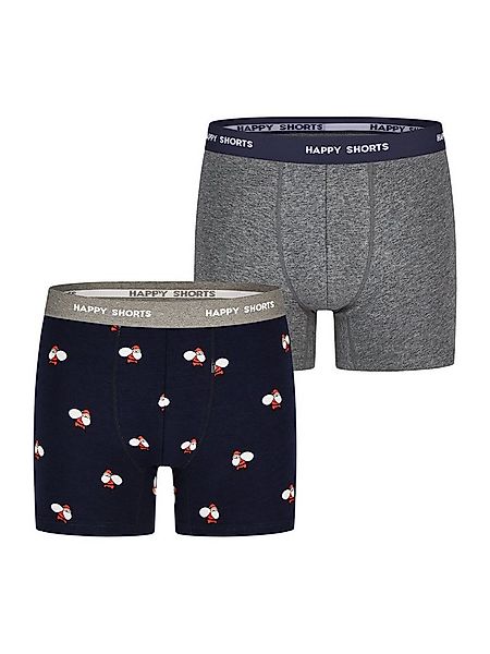 HAPPY SHORTS Retro Boxer Jersey XMAS (2-St) Santa Trunks Unterwäsche Weihna günstig online kaufen