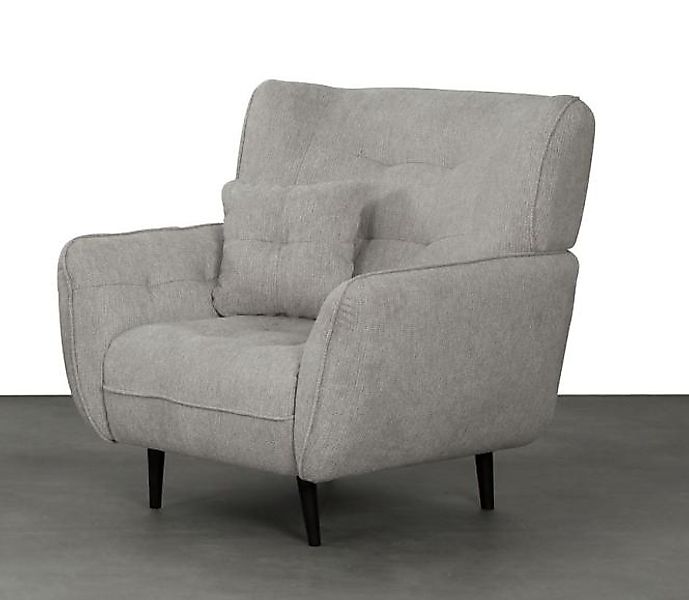 Sessel 102x100x103 cm Hellgrau günstig online kaufen
