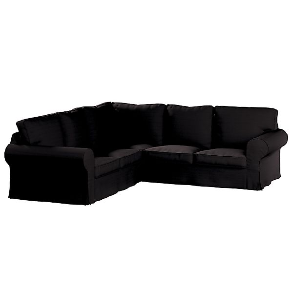 Bezug für Ektorp Ecksofa, anthrazit, Sofahusse für Ektorp Ecksofa, Cotton P günstig online kaufen