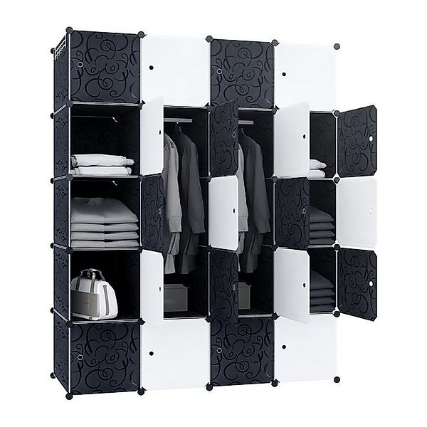 AUFUN Kleiderschrank DIY Kombischrank (20-St., modularer Kombischrank) günstig online kaufen