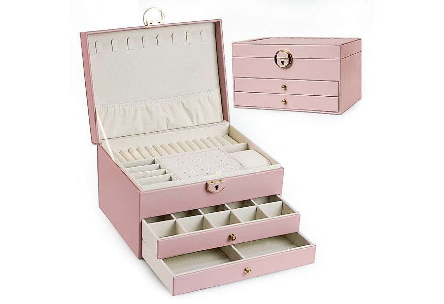 AdelDream Schmuckkasten AdelDream Schmuckkasten dreistöckige Schmuckbox günstig online kaufen