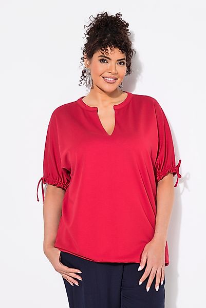 Ulla Popken Sweater Sweatshirt Oversized Tunika-Ausschnitt günstig online kaufen