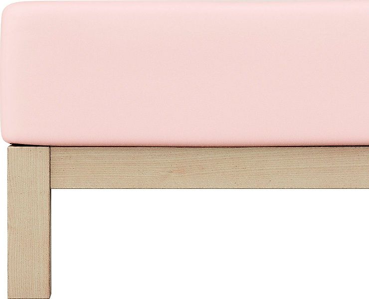 Schlafgut Spannbettlaken PURE Bio-Baumwolle mit Elasthan, günstig online kaufen