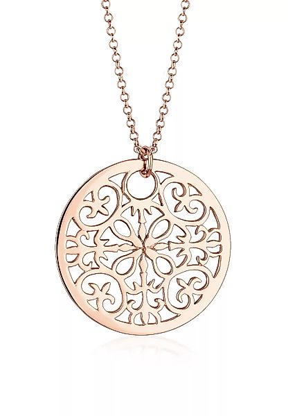Elli Kette mit Anhänger "Ornament Symbol Anhänger Rund 925 Silber" günstig online kaufen