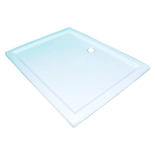 Sanotechnik Duschwanne Viva Rechteck 120 cm x 80 cm Weiß günstig online kaufen