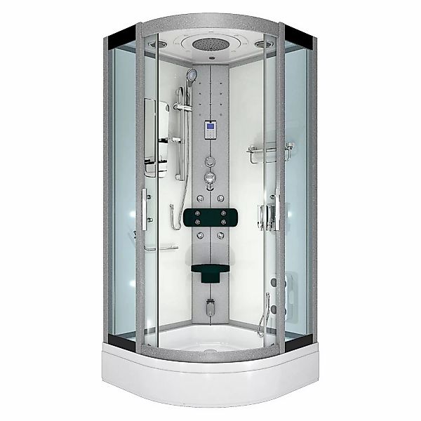 AcquaVapore Dampfdusche Duschtempel Sauna Dusche Duschkabine D46-50T2-EC 90 günstig online kaufen