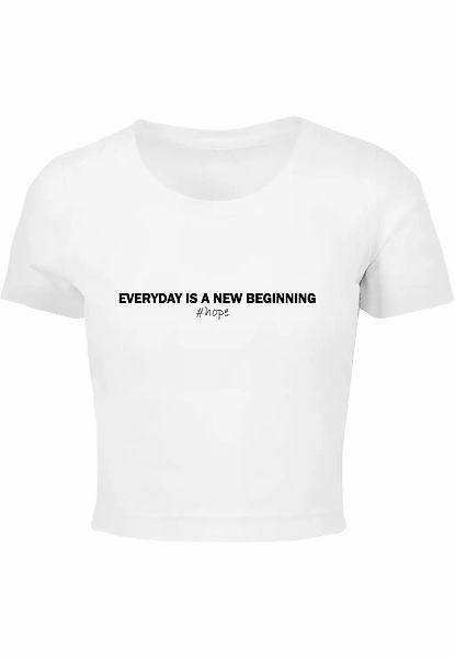 Merchcode T-Shirt "Merchcode Damen Ladies Hope Cropped Tee", (1 tlg.) günstig online kaufen