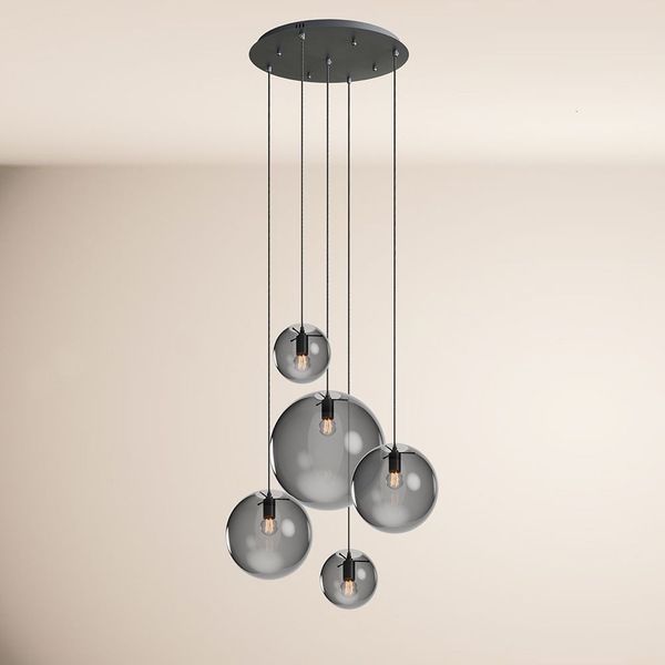s.luce Pendelleuchte Orb 5-flammige Galerielampe Modular günstig online kaufen