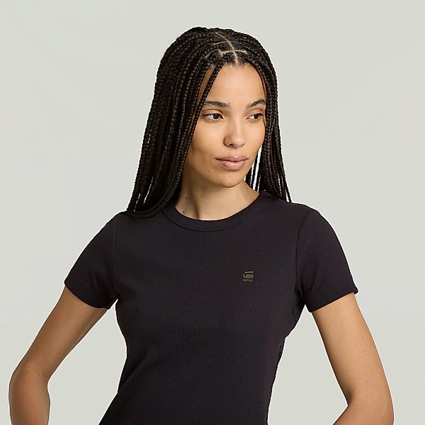 G-STAR T-Shirt "Rib Cap Sleeve", aus Rippjersey günstig online kaufen