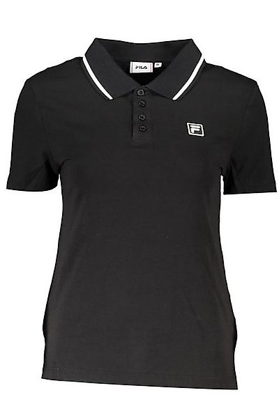 Fila Poloshirt Damen Poloshirt Schwarz: Kurzarm, Kontrastdetails & günstig online kaufen