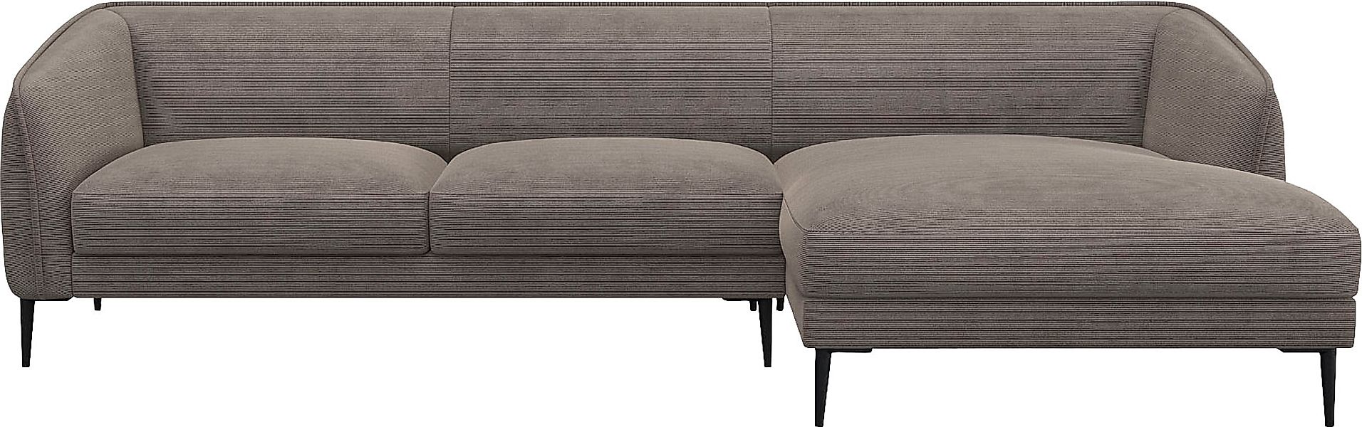 FLEXLUX Ecksofa »Belle Designsofa, L-Form, B/T 288/149 cm« Skandinavisches günstig online kaufen