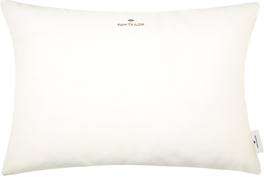 TOM TAILOR HOME Dekokissen "Dove Signature" mit Paspel, Kissenhülle ohne Fü günstig online kaufen