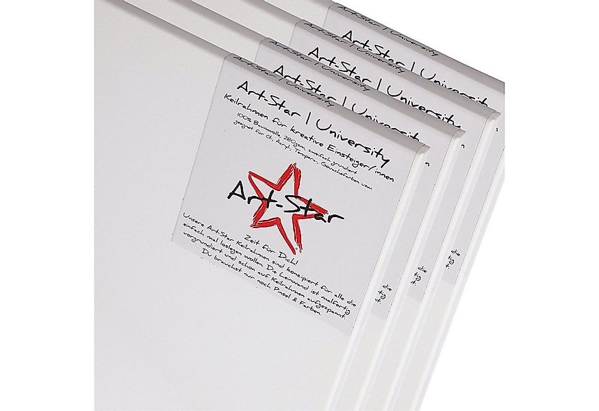 Art Star Keilrahmen 4x ART-STAR UNIVERSITY KEILRAHMEN 60x60cm, blanko Leinw günstig online kaufen