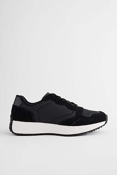 Next Forever Comfort® Markante Veloursleder-Sneaker Sneaker günstig online kaufen