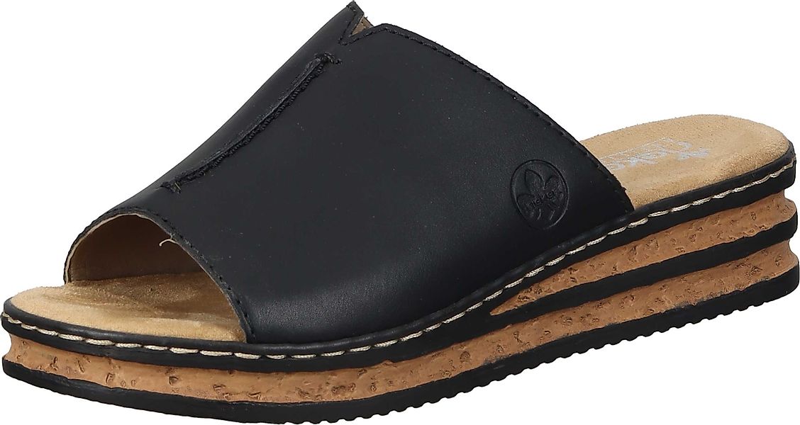 Rieker Pantoletten Pantolette aus strapazierfähigem Synthetik günstig online kaufen