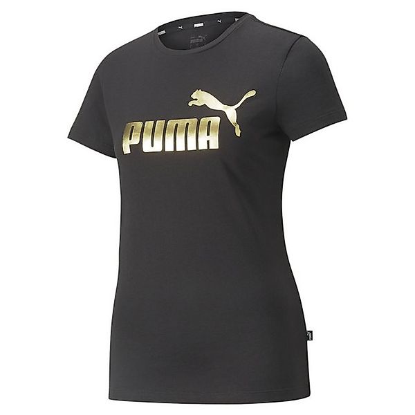 PUMA T-Shirt Puma Damen T-Shirt ESS+ Metallic Logo Tee 848303 günstig online kaufen