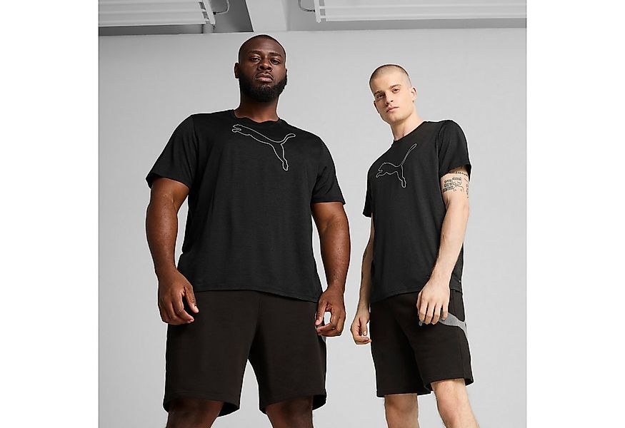 PUMA Trainingsshirt M TAD ESSENTIAL HEATHER CAT TEE (CF LARGE CAT) günstig online kaufen