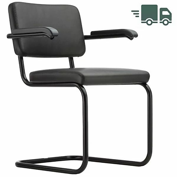 Abverkauf: THONET Stahlrohr-Freischwinger S 64 PV | Polstersitz Nappa Natur günstig online kaufen