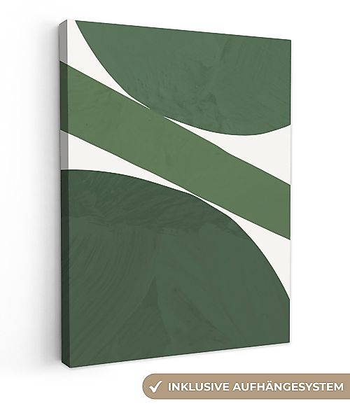 OneMillionCanvasses® Leinwandbild Abstrakt - Grün - günstig online kaufen