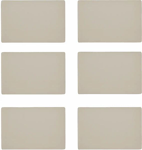 Zeller Present Platzset Kunstleder, metallic, 30x45 cm günstig online kaufen