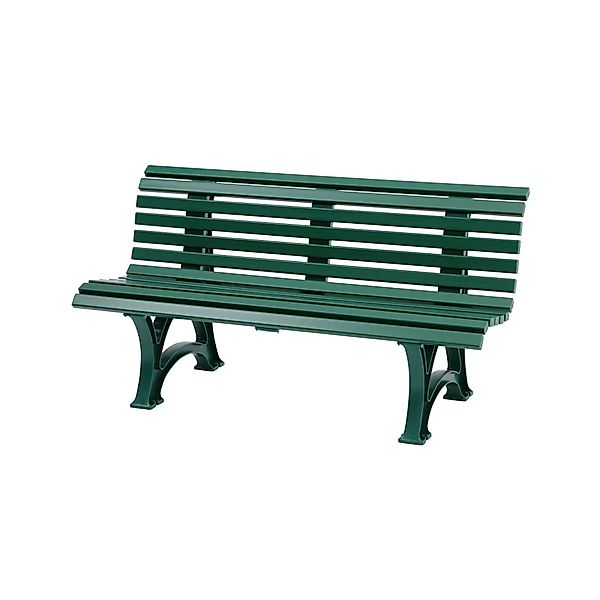 PROREGAL® Gartenbank Gartenbank Jamaika, 3-Sitzer, Grün, günstig online kaufen