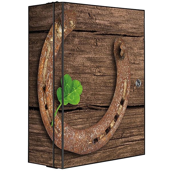 Banjado XXL Medizinschrank Abschliessbar 35x46x15cm Arzneischrank Anthrazit günstig online kaufen