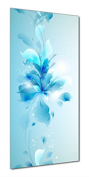 Wallario Duschrückwand Blaues Blumenbuket, (1-tlg) günstig online kaufen