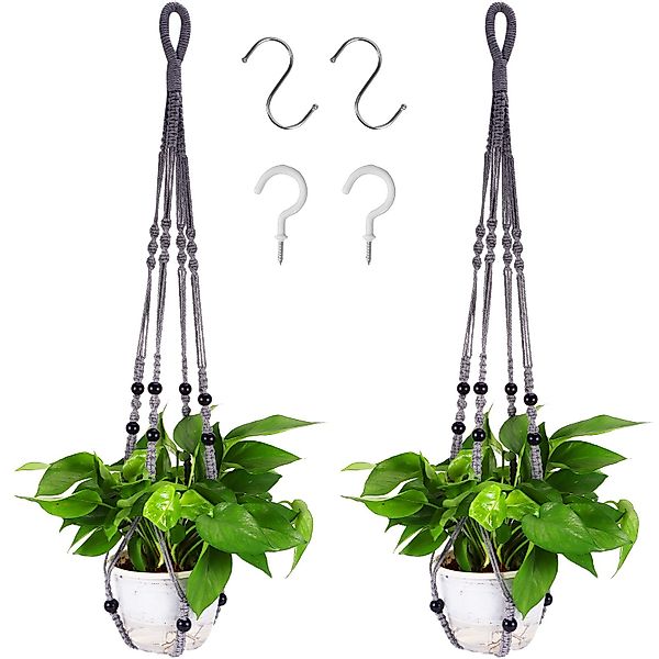 BlingBin Blumenampel Makramee Blumenampel 2er Set günstig online kaufen