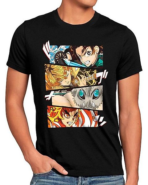 style3 T-Shirt Angry Bunch demon slayer anime japan manga cosplay günstig online kaufen