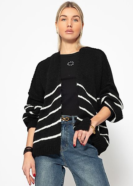 SASSYCLASSY Cardigan Lässiger Oversize Cardigan Damen günstig online kaufen