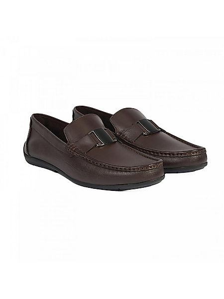 Desa Herren-Slipper – Obermaterial Leder, Textilfutter, flacher Absatz, oh günstig online kaufen