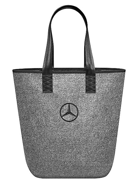 Mercedes Benz Tragetasche Einkaufstasche grau / günstig online kaufen
