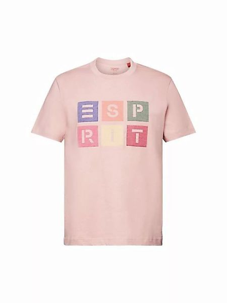 Esprit T-Shirt Baumwoll-T-Shirt mit Logoprint (1-tlg) günstig online kaufen