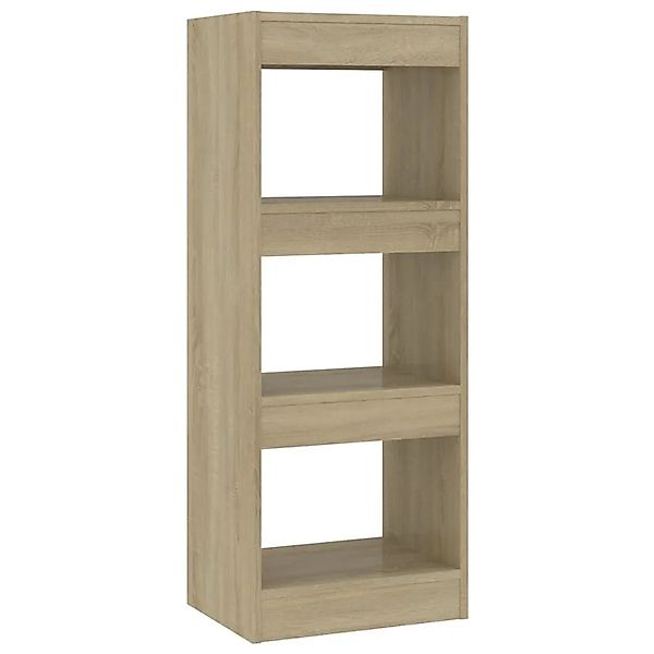 vidaXL Bücherregal/Raumteiler Sonoma-Eiche 40x30x103 cm Holzwerkstoff 81161 günstig online kaufen