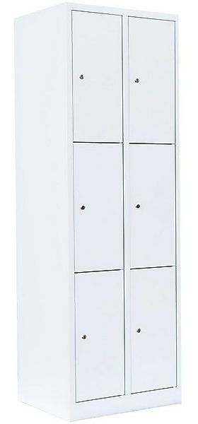 Steelboxx Fächerschrank 6 Fächer Schließfachschrank Spind Wertfachschrank 1 günstig online kaufen