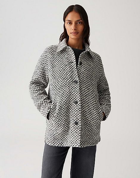 OPUS Jackenblazer HELLOLA in Bouclé Optik überschnittene Schulter mit Langa günstig online kaufen