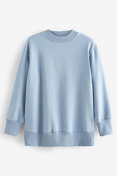 Next Longsweatshirt Angerautes Relaxed Fit Oversized-Sweatshirt (1-tlg) günstig online kaufen