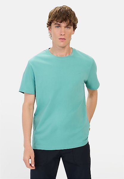 camel active T-Shirt aus reiner Baumwolle Kurzarm Rundhals günstig online kaufen