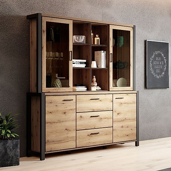 Lomadox Buffet ACCRA-83 in Taurus Eiche günstig online kaufen