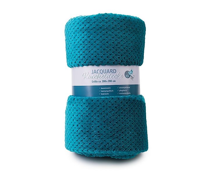 Wohndecke Mikrofaser Jacquarddecke, HSC Home-Style-Creation GmbH, Kuschelde günstig online kaufen