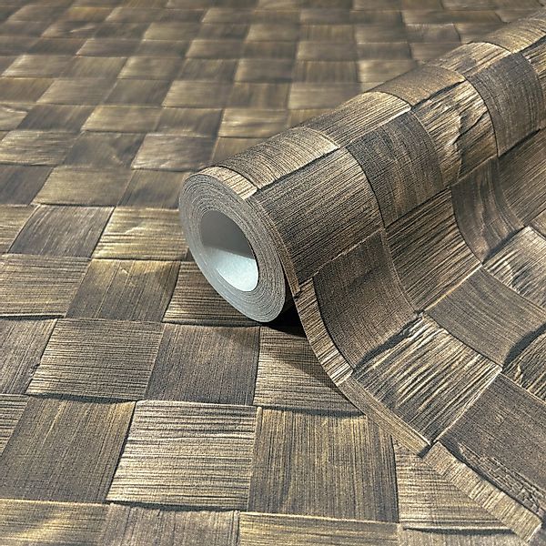 Marburg Vliestapete »Tapete Wooden Panels«, Holz, moderne Vliestapete für W günstig online kaufen